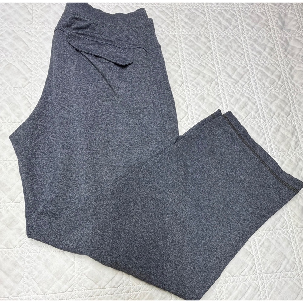 Lululemon Lounge Pants Mens XL Gray Heather Wide Leg Stretch Yoga Pockets